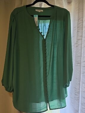 Monday Fun Gigi Button Down Woven Top Stitchfix